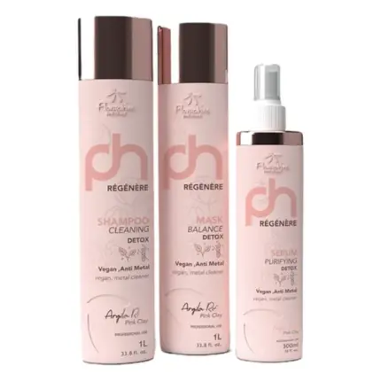 Kit PH Régénère Floractive shampoo, siero e maschera detox